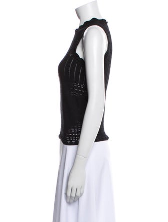 Derek Lam 10 Crosby Crew Neck Sleeveless Top