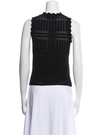 Derek Lam 10 Crosby Crew Neck Sleeveless Top
