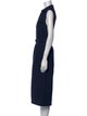 Derek Lam 10 Crosby V-Neck Midi Length Dress