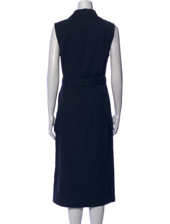 Derek Lam 10 Crosby V-Neck Midi Length Dress