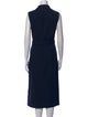 Derek Lam 10 Crosby V-Neck Midi Length Dress