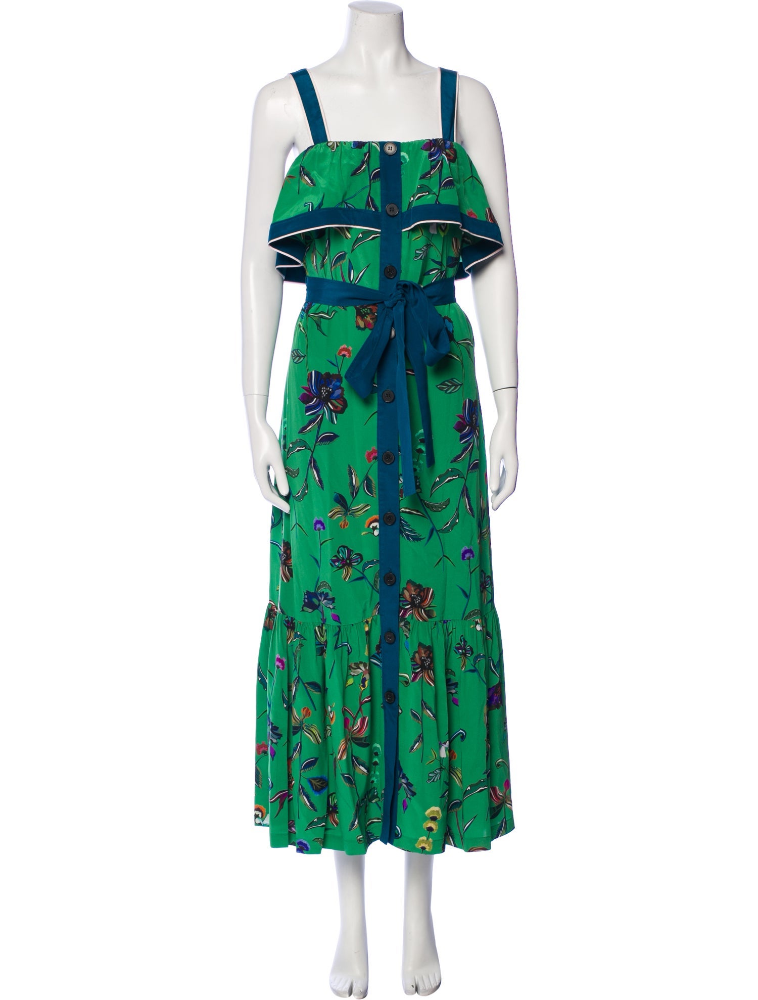 Derek Lam 10 Crosby Silk Long Dress