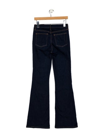 Derek Lam 10 Crosby Mid-Rise Wide Leg Jeans