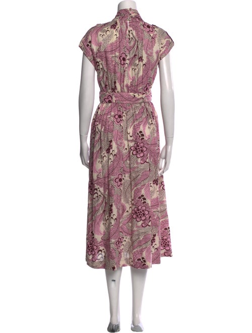 Derek Lam 10 Crosby Floral Print Midi Length Dress