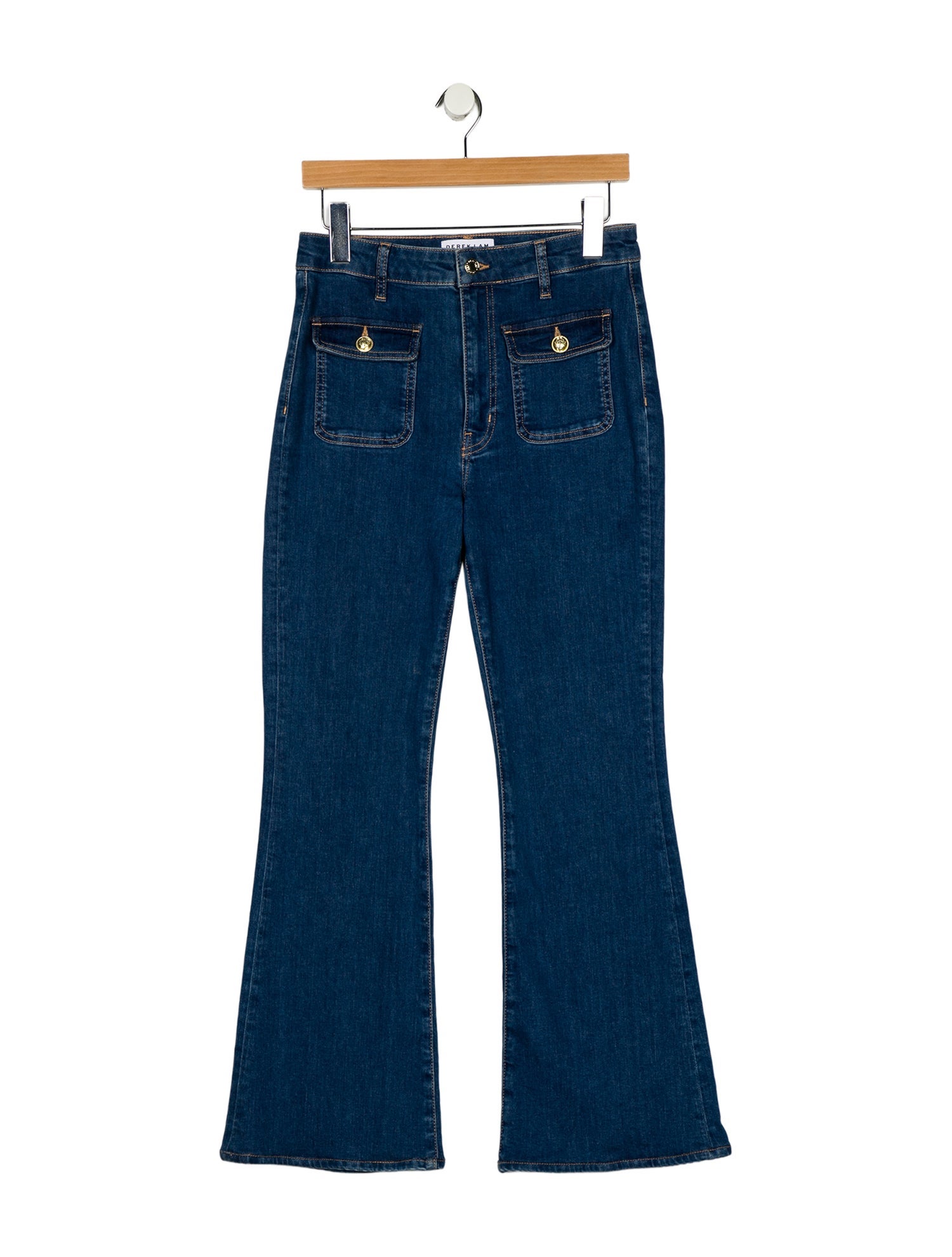 Derek Lam 10 Crosby High-Rise Wide Leg Jeans