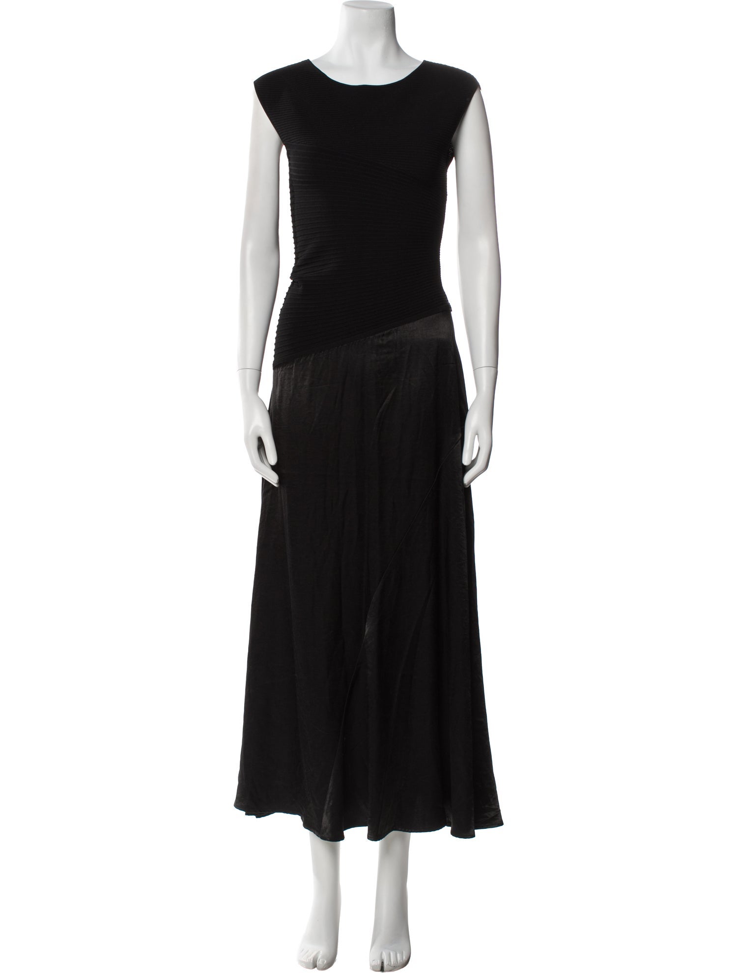 Derek Lam 10 Crosby Crew Neck Long Dress