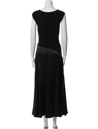 Derek Lam 10 Crosby Crew Neck Long Dress