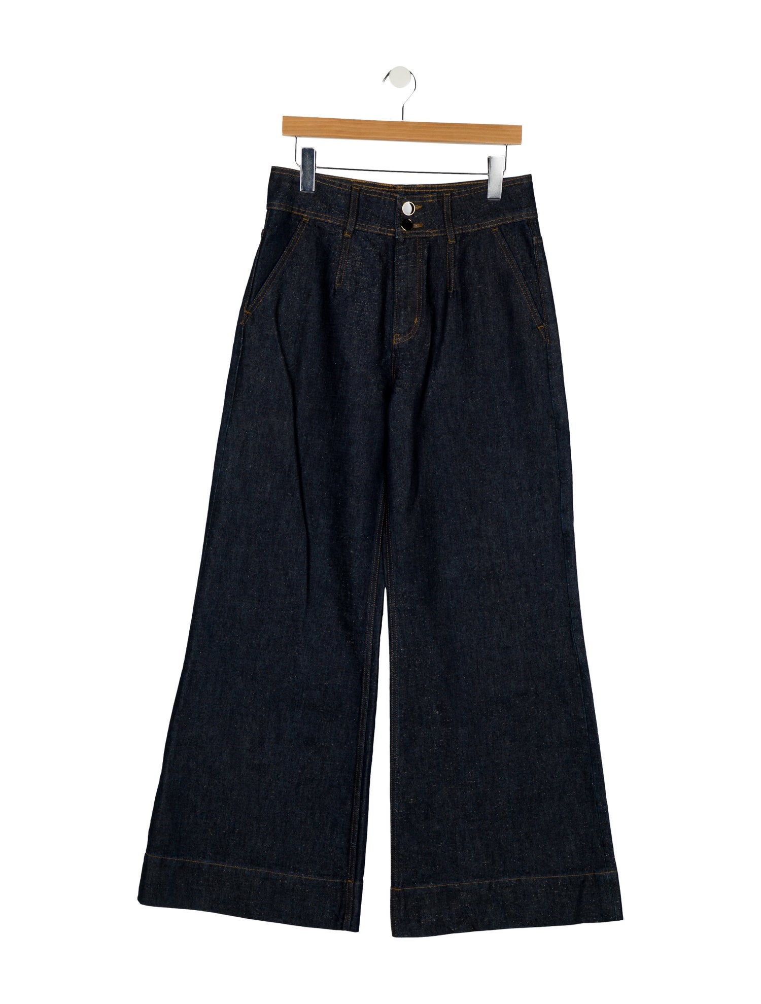 Derek Lam 10 Crosby High-Rise Wide Leg Jeans