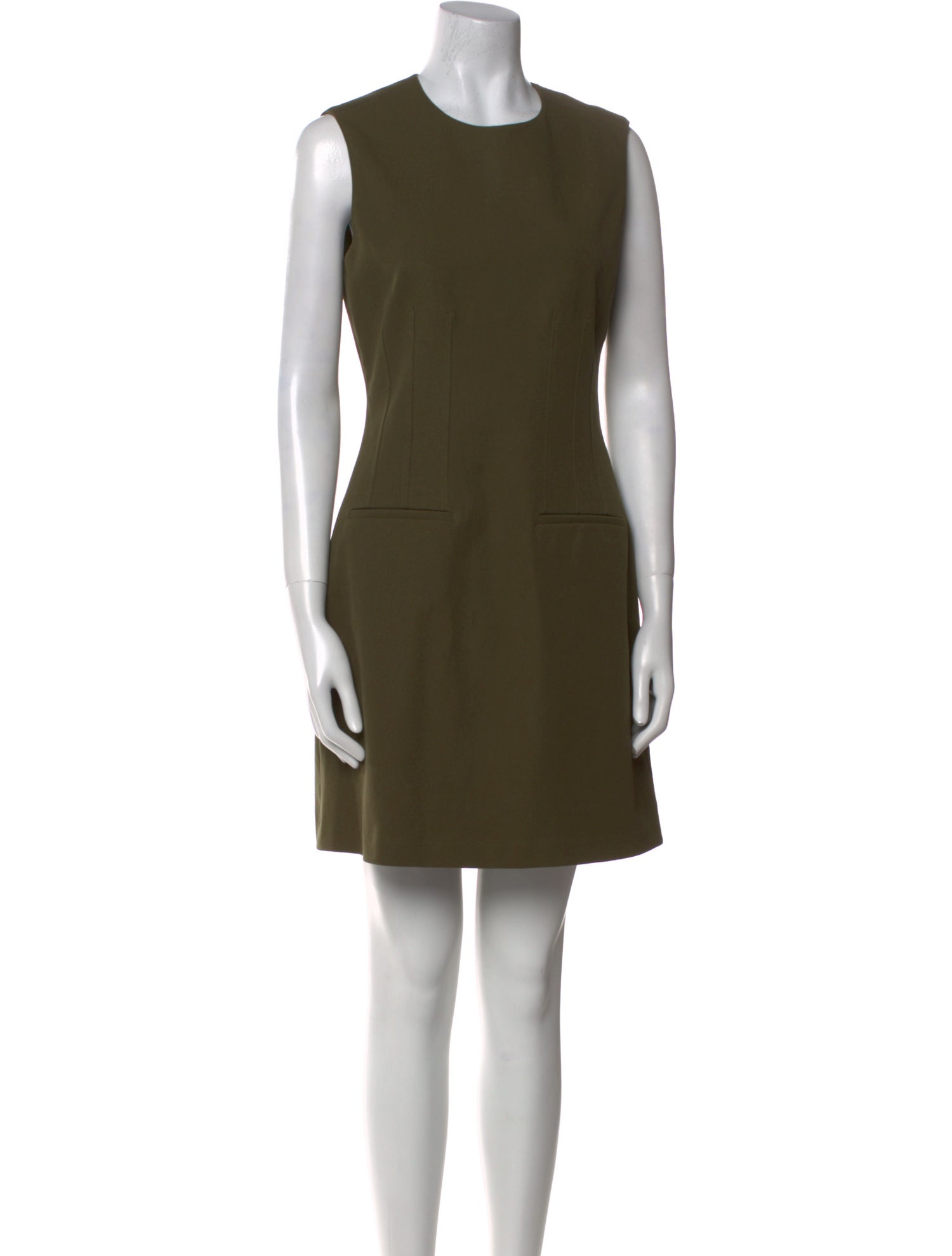 Derek Lam 10 Crosby Crew Neck Mini Dress