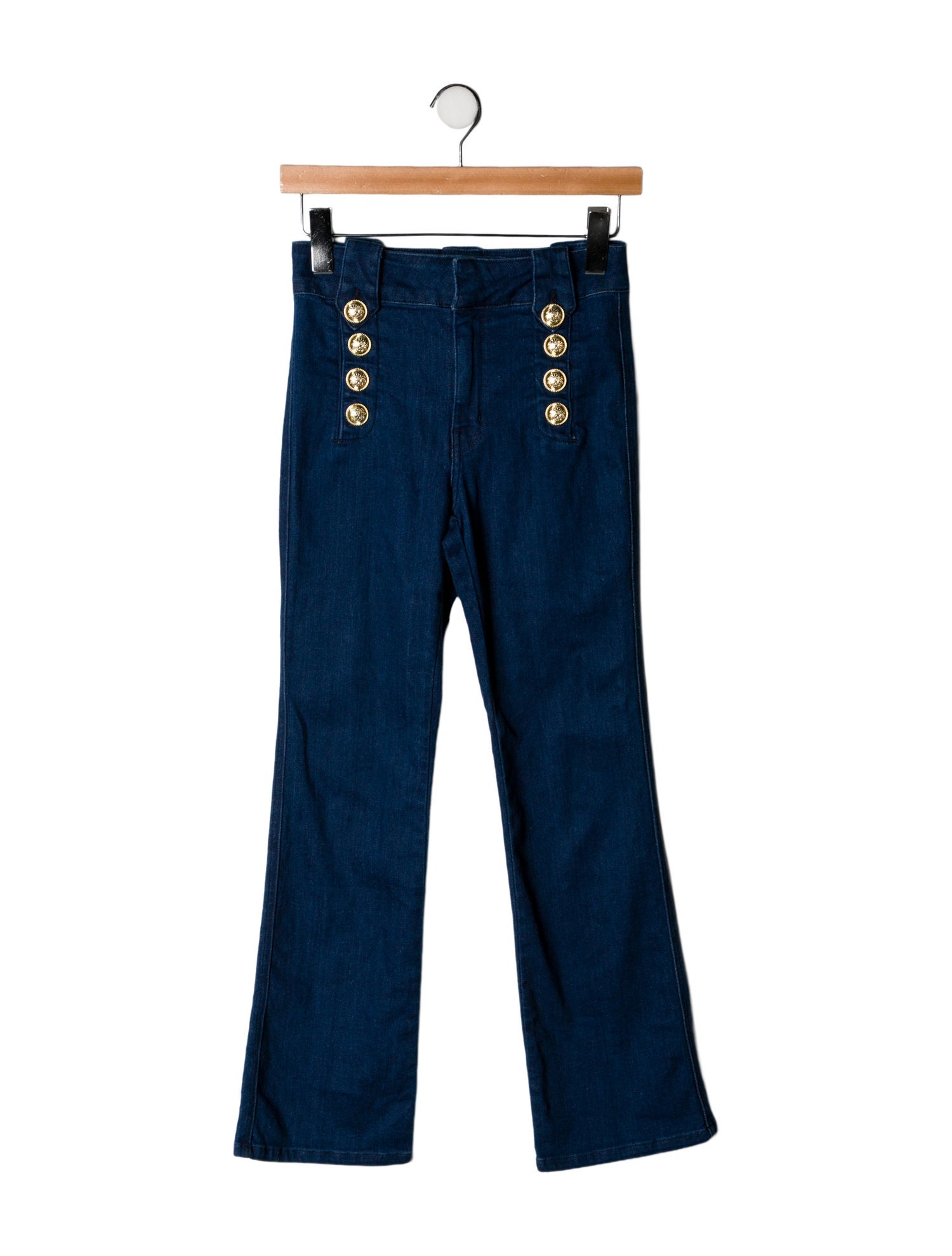 Derek Lam 10 Crosby Mid-Rise Straight Leg Jeans