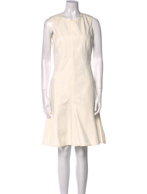 Derek Lam 10 Crosby Scoop Neck Knee-Length Dress