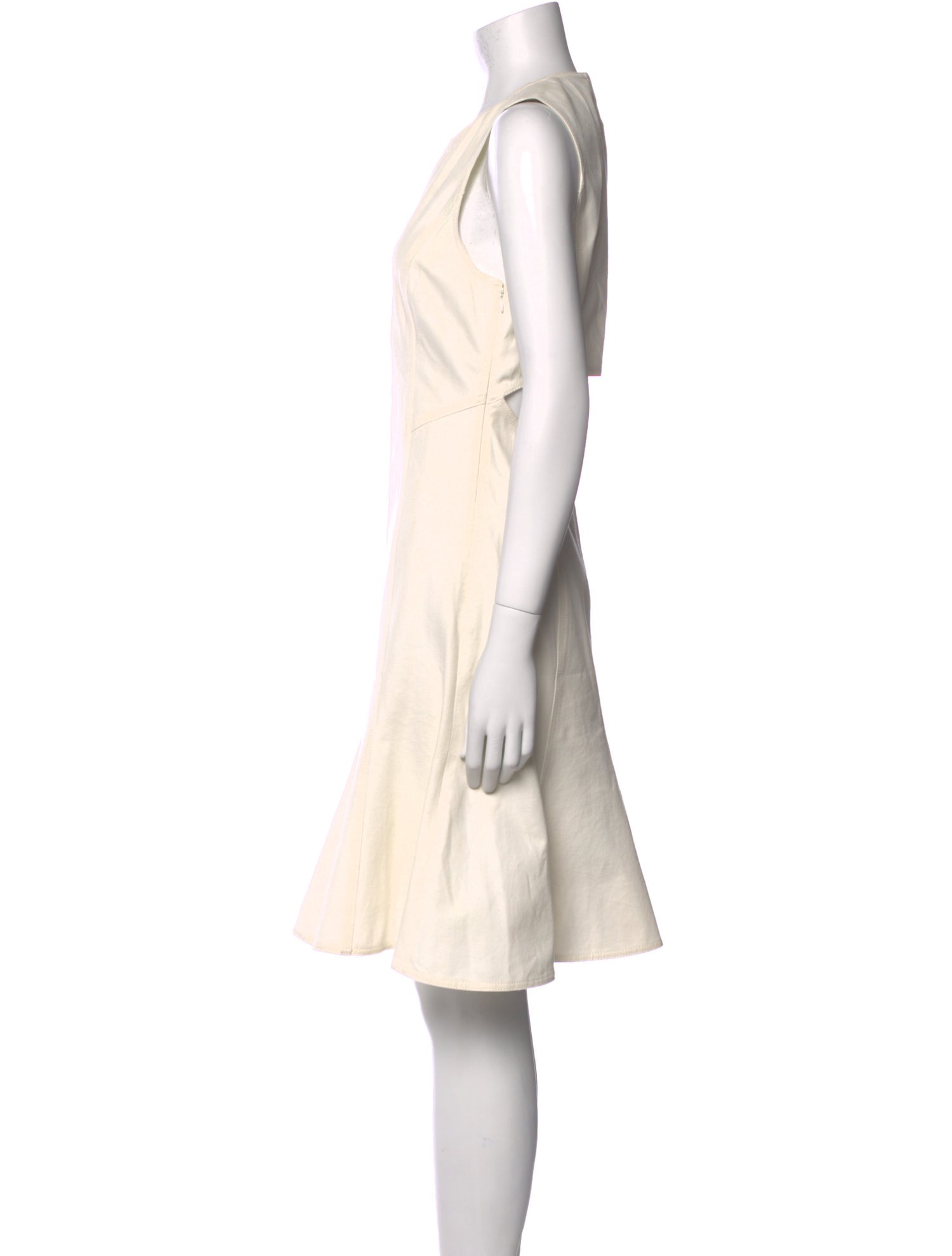 Derek Lam 10 Crosby Scoop Neck Knee-Length Dress