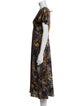 Derek Lam 10 Crosby Floral Print Midi Length Dress