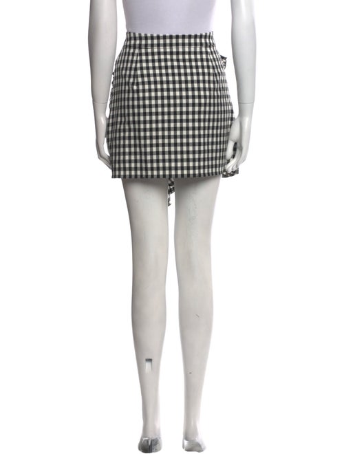 Derek Lam 10 Crosby Plaid Print Mini Skirt