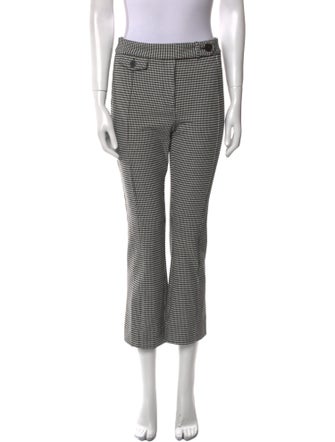 Derek Lam 10 Crosby Plaid Print Skinny Leg Pants