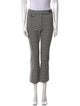 Derek Lam 10 Crosby Plaid Print Skinny Leg Pants