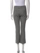 Derek Lam 10 Crosby Plaid Print Skinny Leg Pants