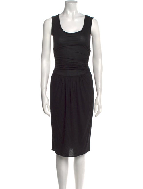 Derek Lam 10 Crosby Scoop Neck Midi Length Dress