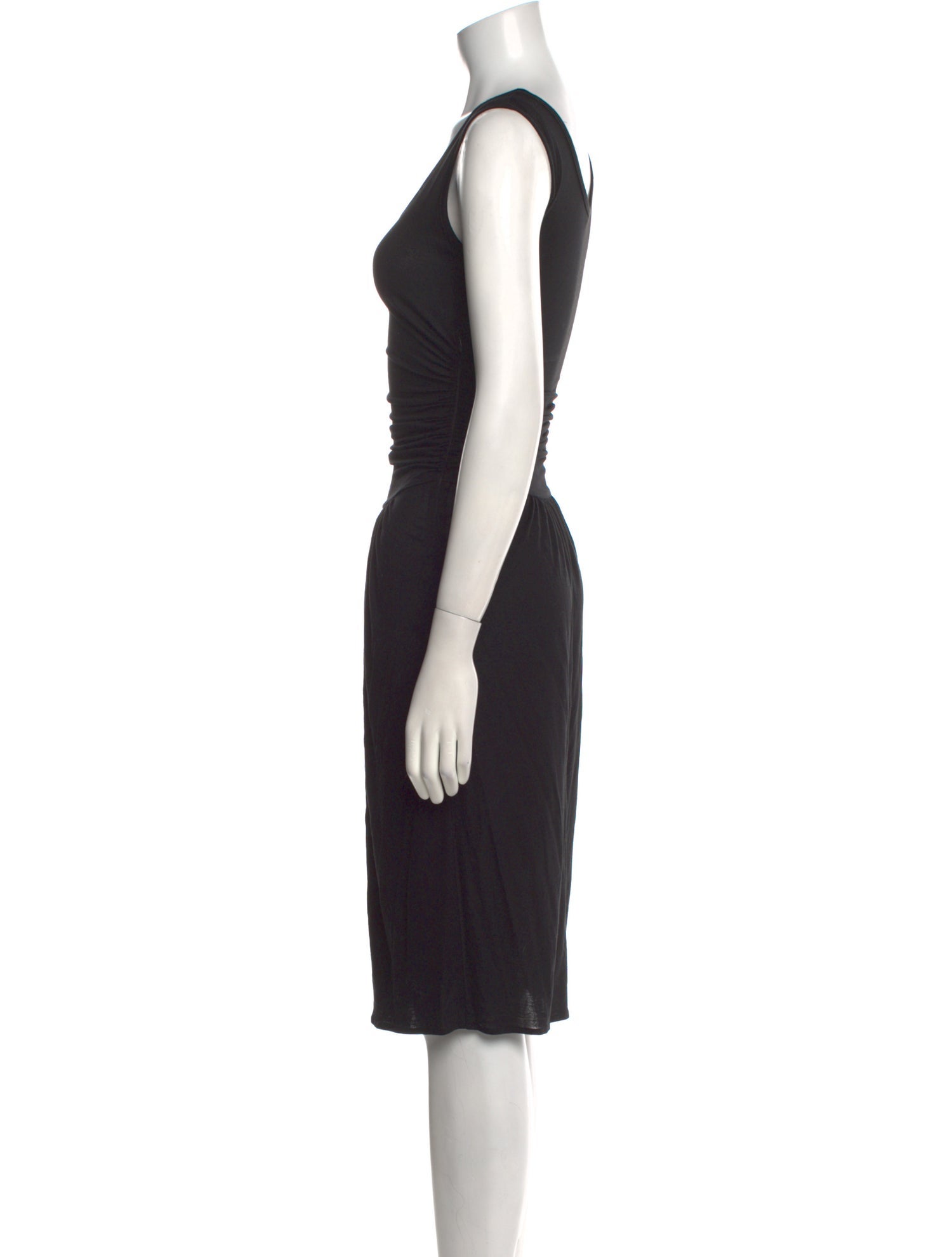 Derek Lam 10 Crosby Scoop Neck Midi Length Dress