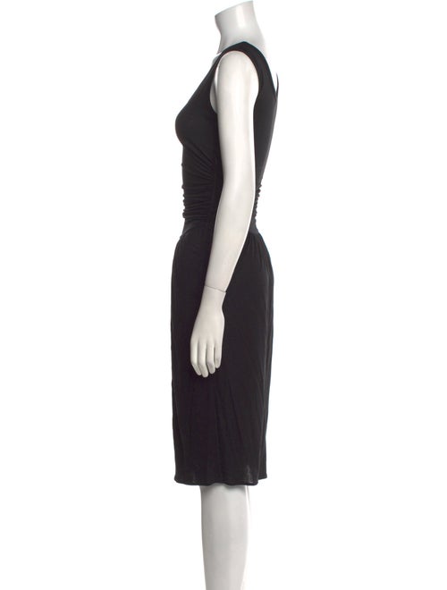 Derek Lam 10 Crosby Scoop Neck Midi Length Dress