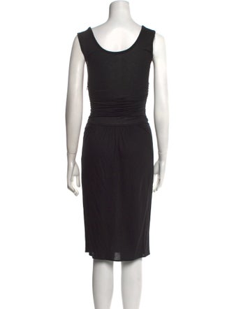 Derek Lam 10 Crosby Scoop Neck Midi Length Dress