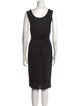 Derek Lam 10 Crosby Scoop Neck Midi Length Dress
