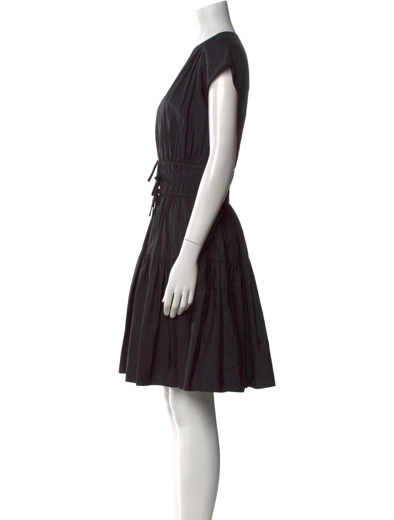 Derek Lam 10 Crosby V-Neck Knee-Length Dress