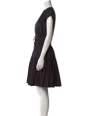 Derek Lam 10 Crosby V-Neck Knee-Length Dress