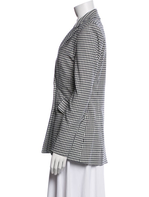 Derek Lam 10 Crosby Plaid Print Blazer