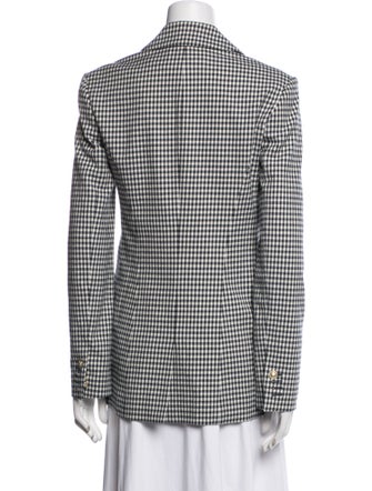 Derek Lam 10 Crosby Plaid Print Blazer