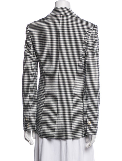 Derek Lam 10 Crosby Plaid Print Blazer