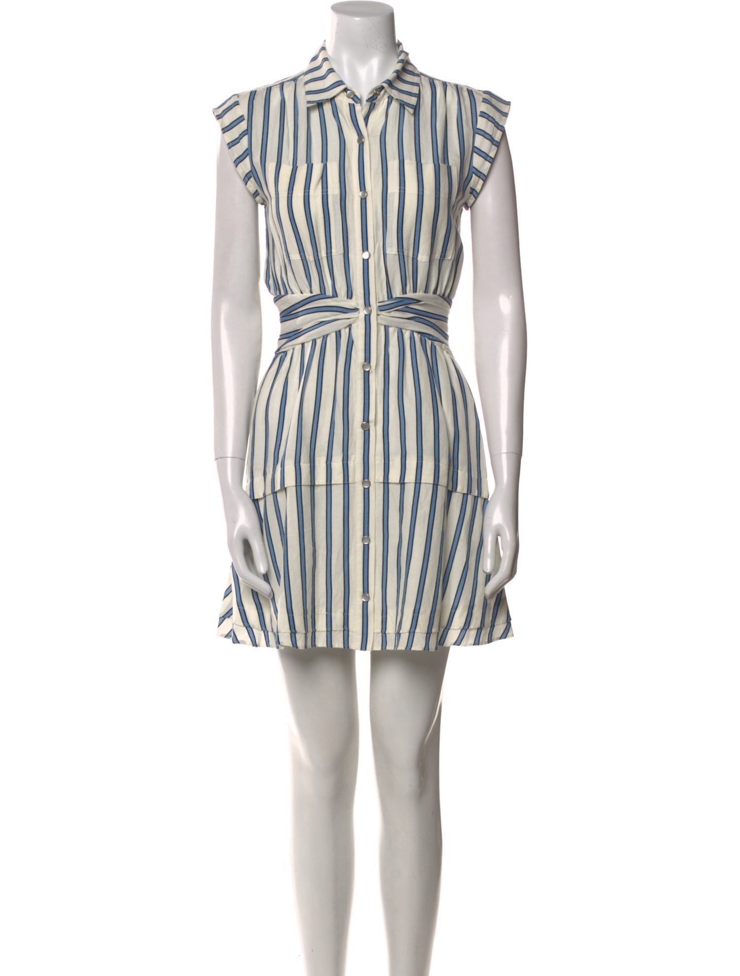 Derek Lam 10 Crosby Striped Mini Dress