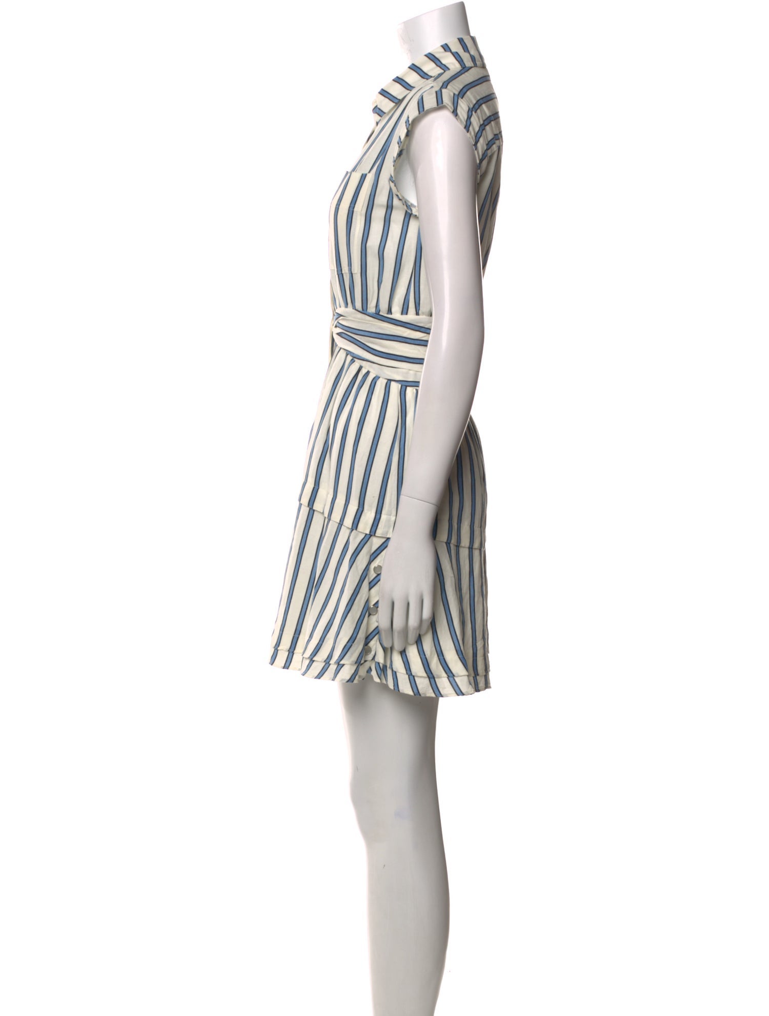 Derek Lam 10 Crosby Striped Mini Dress