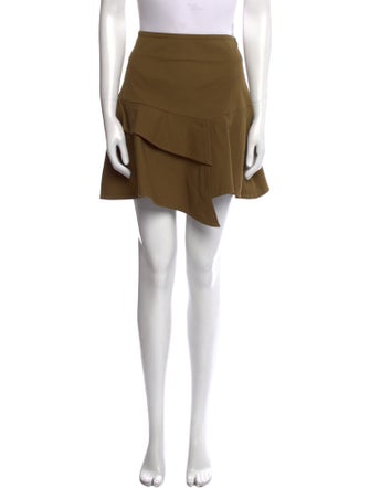 Derek Lam 10 Crosby Ruffle Embellishment Mini Skirt