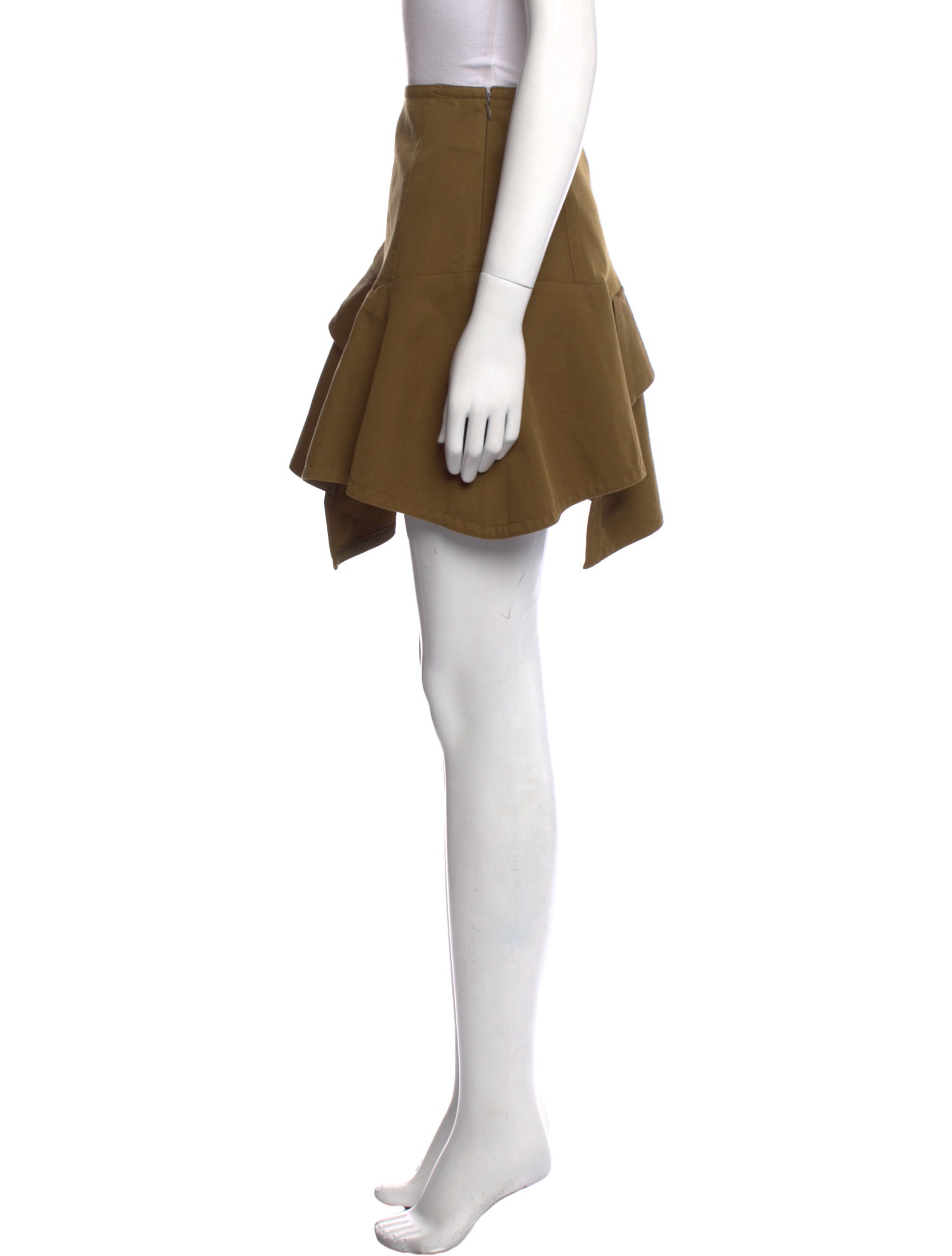 Derek Lam 10 Crosby Ruffle Embellishment Mini Skirt