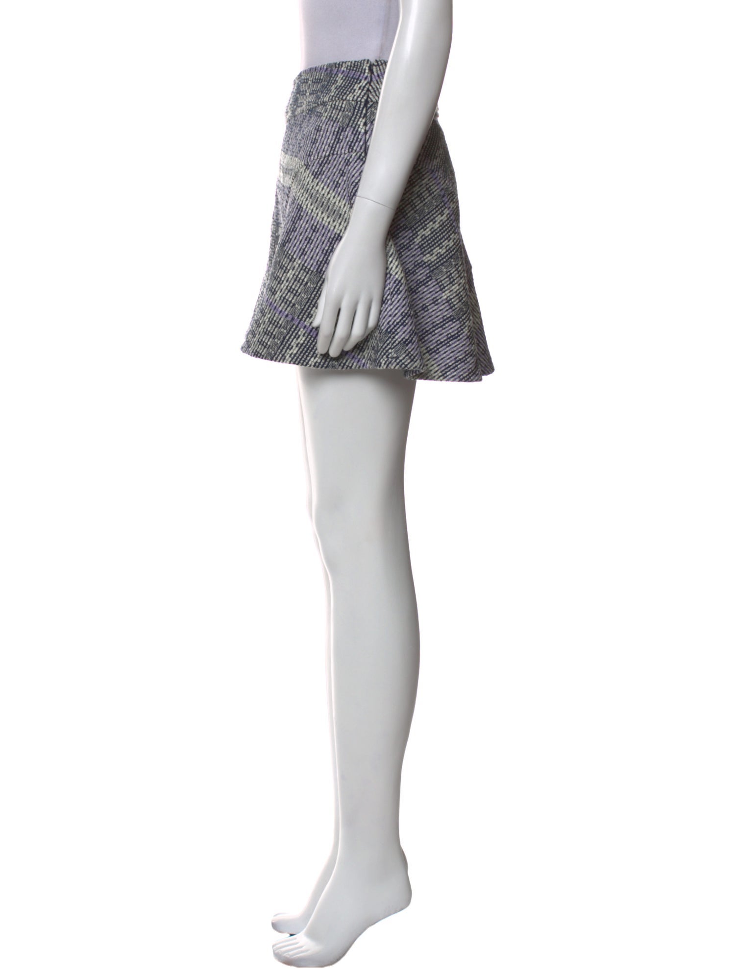 Derek Lam 10 Crosby Tweed Pattern Mini Skirt w/ Tags
