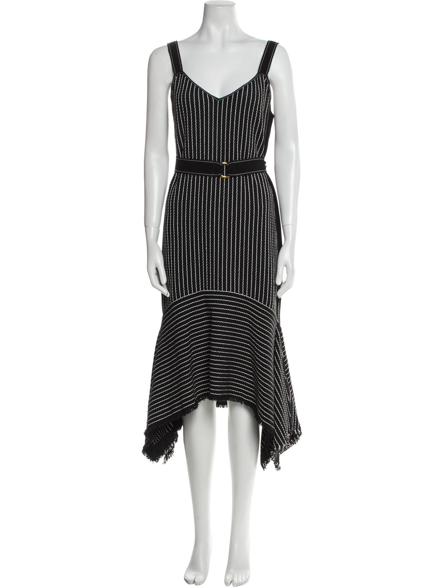 Derek Lam 10 Crosby Striped Long Dress