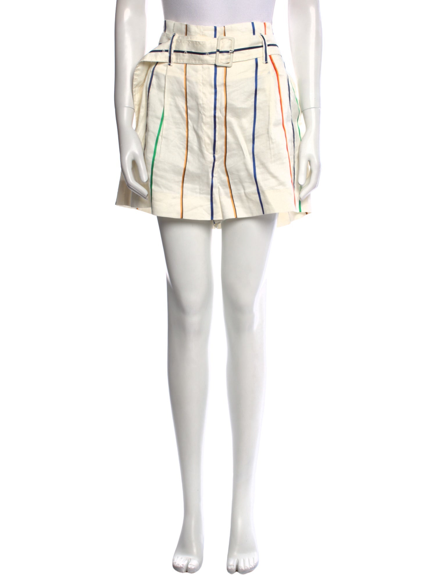 Derek Lam 10 Crosby Striped Mini Shorts