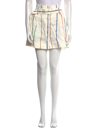 Derek Lam 10 Crosby Striped Mini Shorts