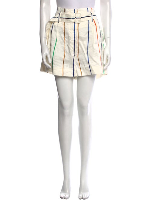 Derek Lam 10 Crosby Striped Mini Shorts