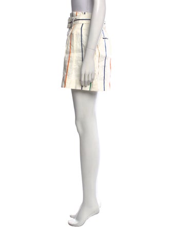 Derek Lam 10 Crosby Striped Mini Shorts