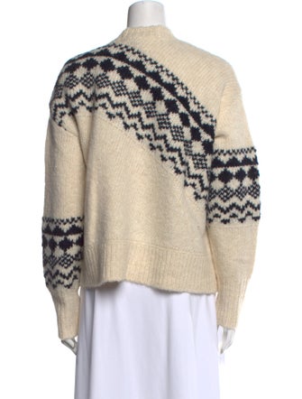 Derek Lam 10 Crosby Striped V-Neck Sweater