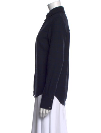 Derek Lam 10 Crosby Long Sleeve Button-Up Top