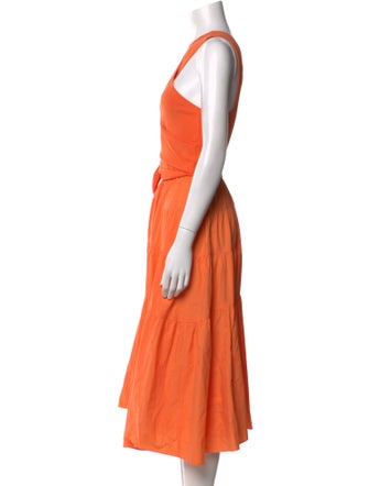 Derek Lam 10 Crosby V-Neck Long Dress