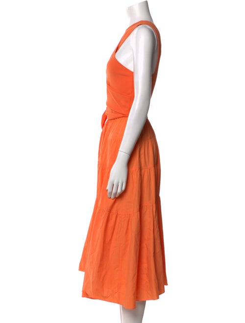 Derek Lam 10 Crosby V-Neck Long Dress