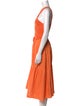 Derek Lam 10 Crosby V-Neck Long Dress