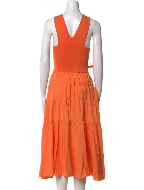 Derek Lam 10 Crosby V-Neck Long Dress
