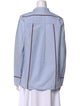 Derek Lam 10 Crosby Mock Neck Long Sleeve Blouse