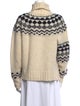 Derek Lam 10 Crosby Printed Turtleneck Sweater