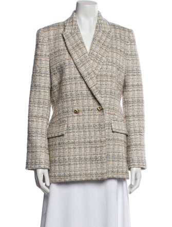 Derek Lam 10 Crosby Tweed Pattern Blazer